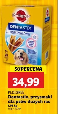 Przysmak dla psa duże rasy Pedigree dentastix promocja