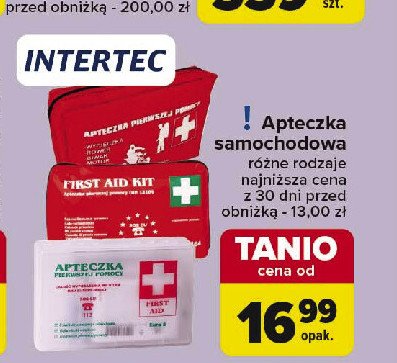 Apteczka samochodowa Intertec promocja