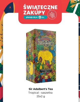 Herbata czarna, tropikalna, 25x2 g promocja w Biedronka