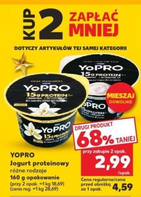 Jogurt proteinowy różne rodzaje promocja w Kaufland