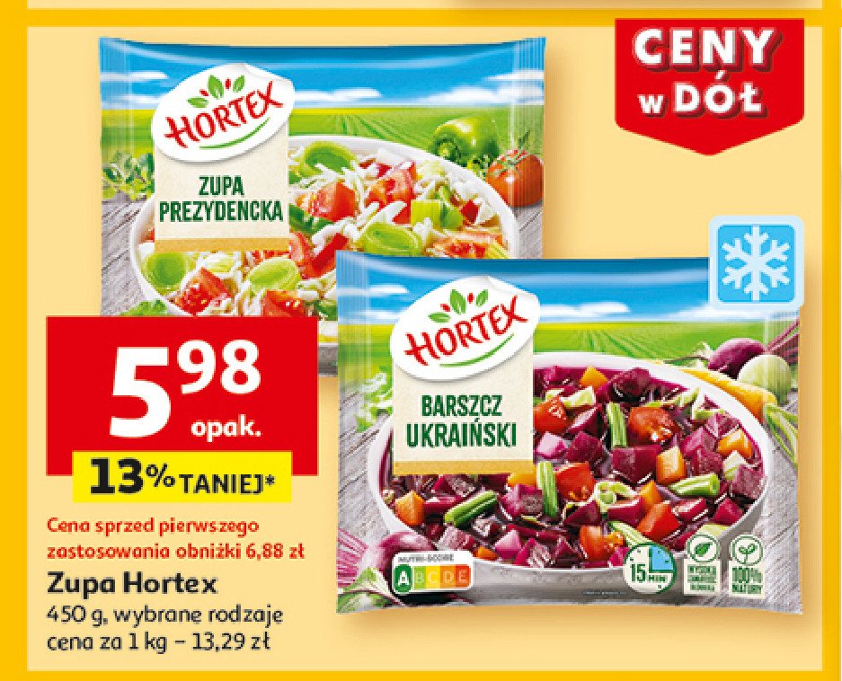 Zupa prezydencka Hortex promocja w Auchan