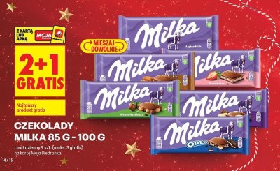 Czekolada Milka Alpine Milk 85-100 g promocja w Biedronka
