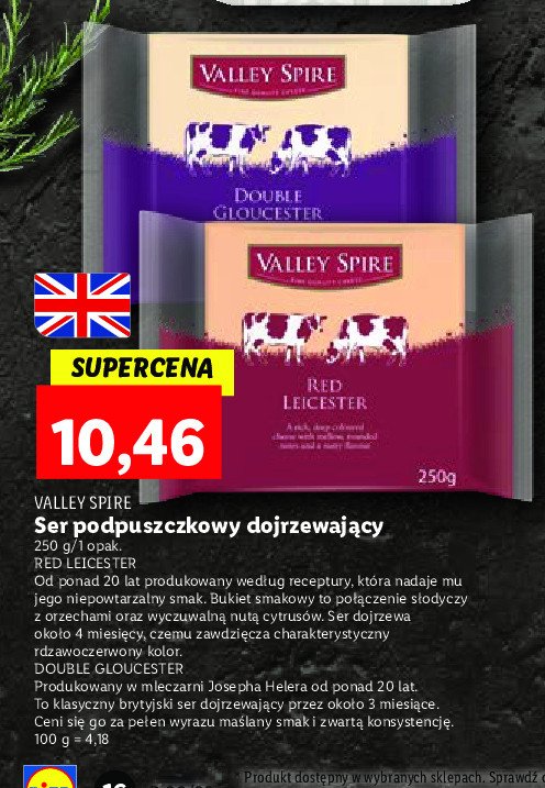Ser red leicester Valley spire promocja