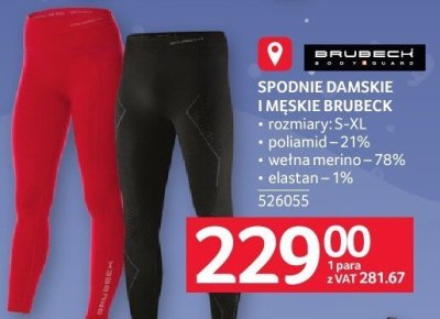 Spodnie damskie I MĘSKIE BRUBECK promocja w Selgros