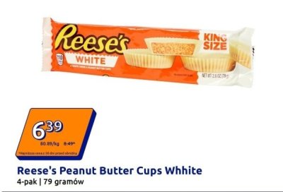 Ciastka Reese's Peanut Butter Cups White promocja w Action