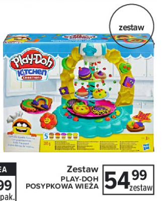 Ciastolina posypkowa wieża Play-doh kitchen creations promocja