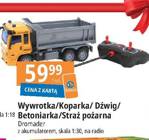 Straż pożarna z dźwigiem Dromader promocja