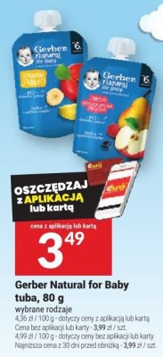 Gerber Natural for Baby tuba, 90 g promocja w Twój Market