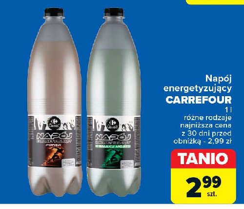 Napój energetyzujący power Carrefour promocja