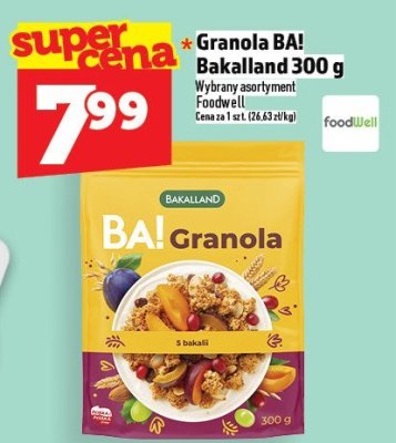 Granola BA! Bakalland 300 g promocja w TOPAZ