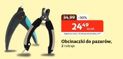 Obcinaczki do pazurów, 2 rodzaje promocja w KAKADU