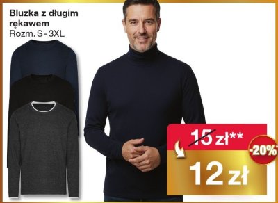 Bluzka z długim rękawem męska promocja w Woolworth