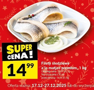 Filety śledziowe a'la matjas premium, 1 kg promocja w Twój Market