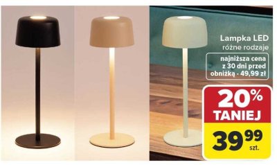Lampka LED różne rodzaje promocja w Carrefour