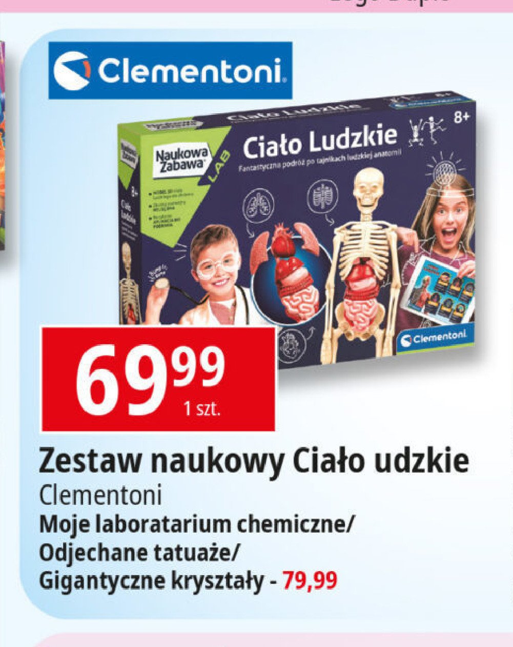 Odjechane tatua偶e Clementoni promocja