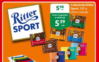 Czekolada ghana 55% Ritter sport cocoa selection promocja