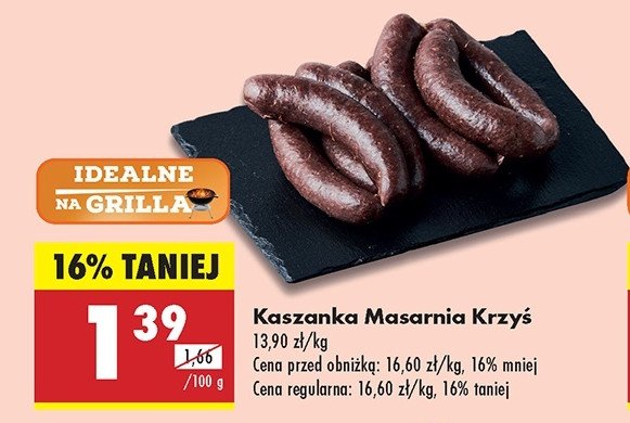 Kaszanka Masarnia krzyś promocja w Biedronka