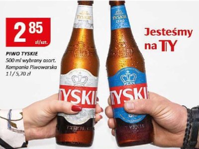 Piwo Tyskie klasyczne promocja w Chorten