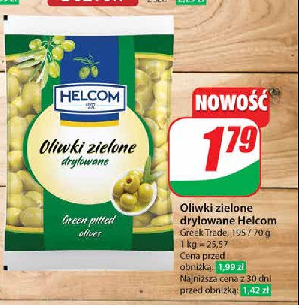 Oliwki zielone drylowane Helcom promocja