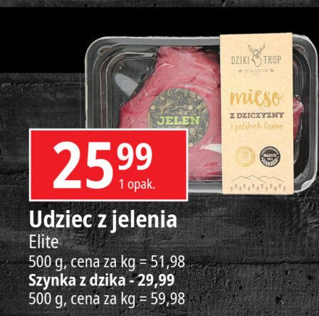 Udziec z jelenia bez kości Dziki trop promocja