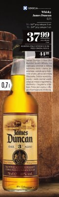 Whisky Oak 3 Aged Blended Scotch  promocja w POLOmarket