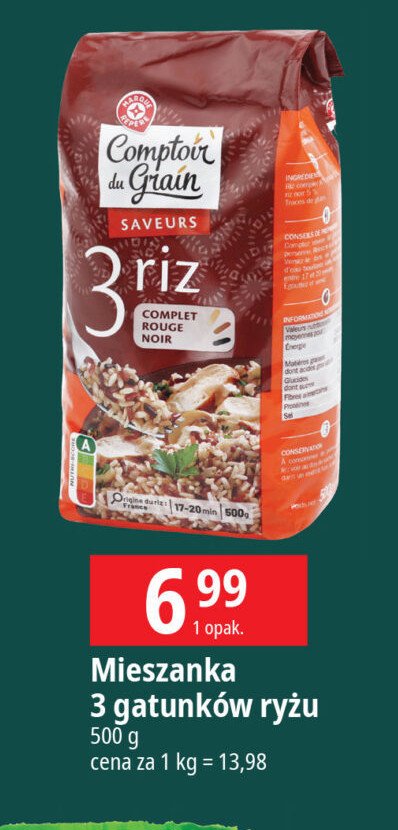 Mieszanka 3 ryży Wiodąca marka comptoir de grain promocja