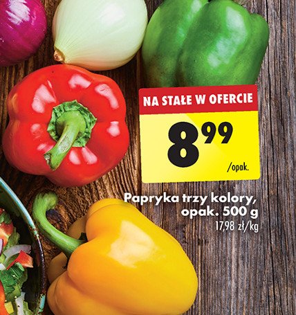 Papryka trzy kolory promocja