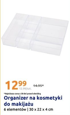 Organizer na kosmetyki do makijażu promocja w Action