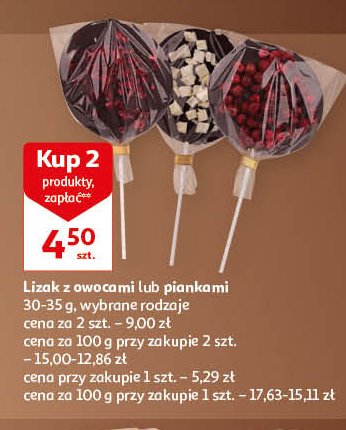 Lizak z piankami promocja