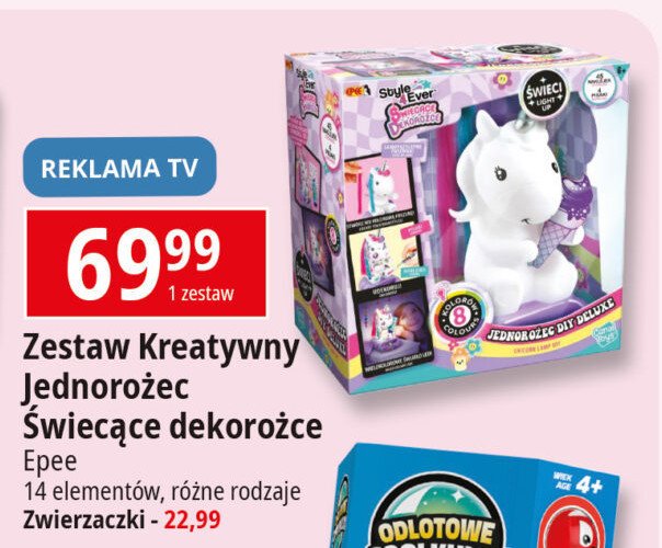 Świecące dekorożce Epee promocja w Leclerc