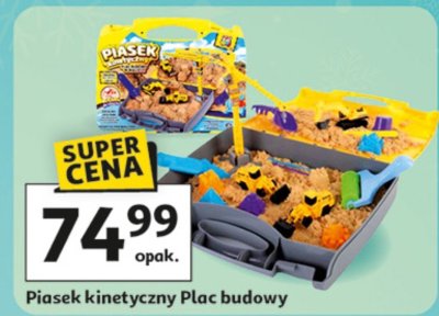 Piasek kinetyczny Plac budowy promocja w Auchan