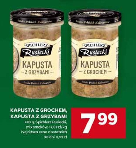 Kapusta z grochem Spichlerz rusiecki promocja