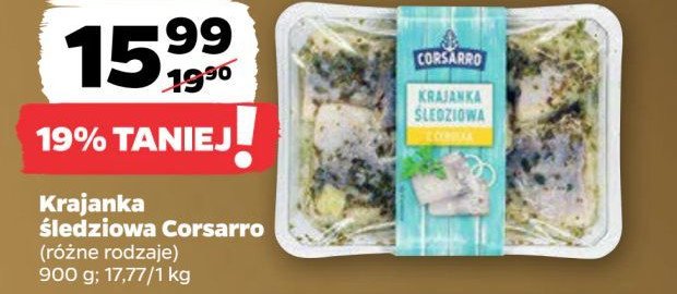 Krajanka śledziowa Corsarro promocja