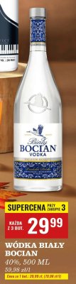 Wódka Biały Bocian 40% promocja w Biedronka