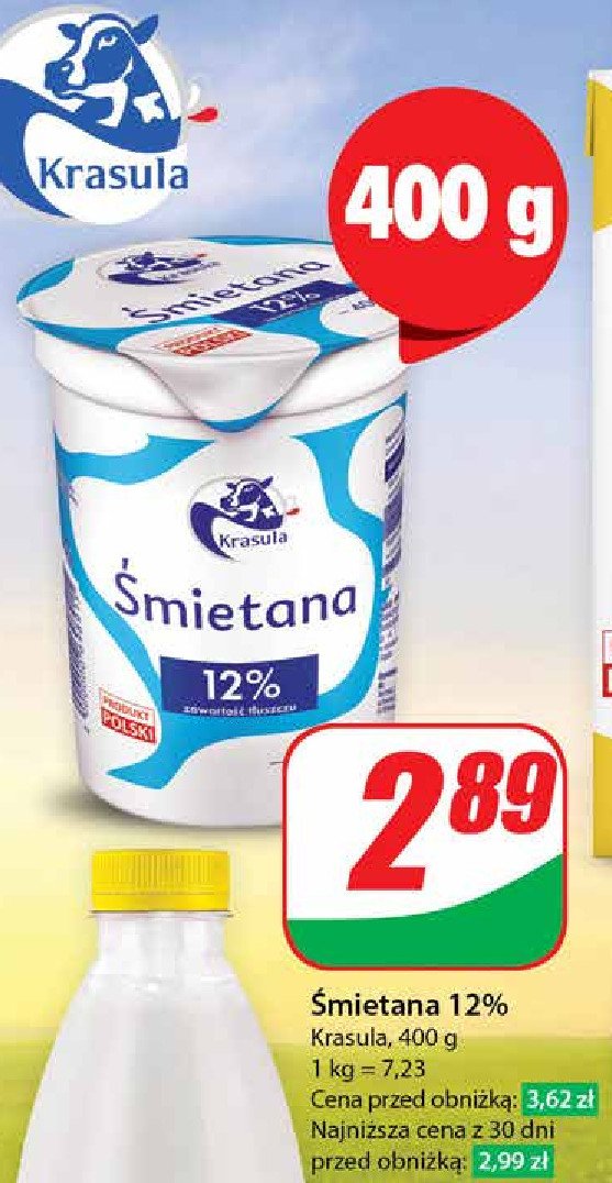 Śmietana 12 % Hula krasula promocja