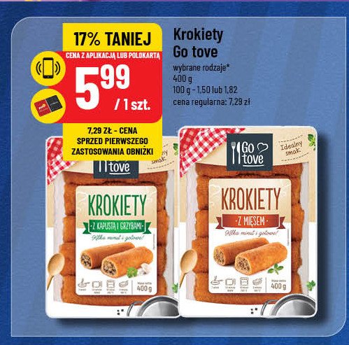 Krokiety z mięsem Gotove promocja