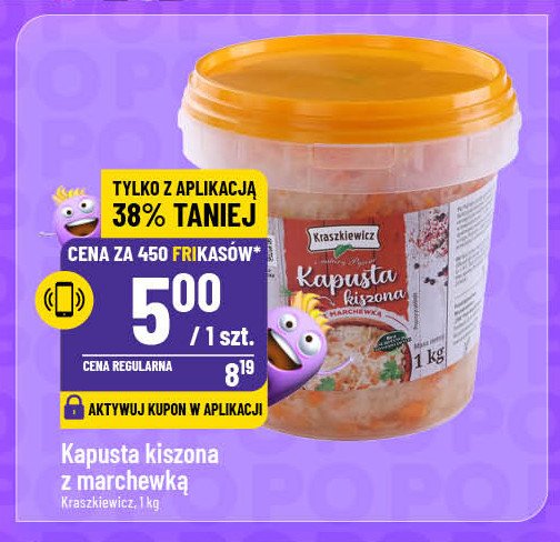 Kapusta kiszona Kraszkiewicz promocja w POLOmarket