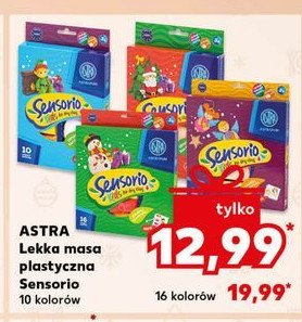 Masa sensorio 16 kolorów Astra promocja