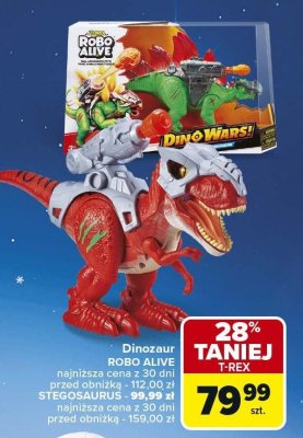 Dinozaur ROBO ALIVE T-REX promocja w Carrefour