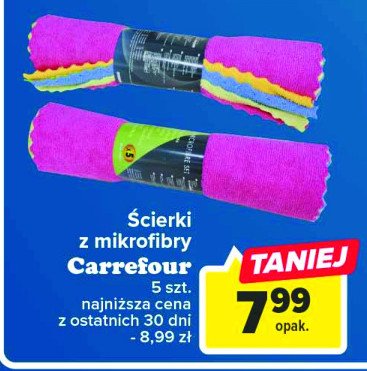Ściereczki z mikrofibry Carrefour promocja