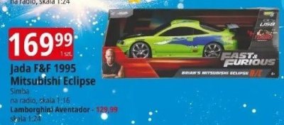 Jada F&F 1995 Mitsubishi Eclipse Simba promocja w Leclerc
