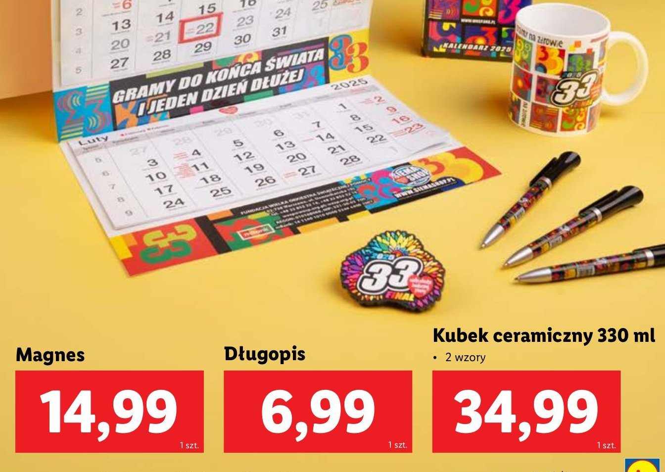 Kubek wośp promocja w Lidl