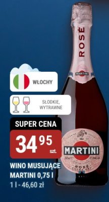 Wino musujące Martini 0,75 l promocja w bi1