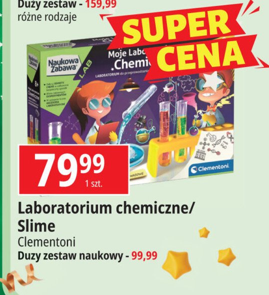 Laboratorium slime Clementoni promocja