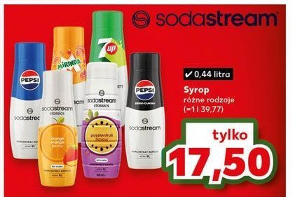 Sok do przygotowania napojów gazowanych 7up Sodastream promocja