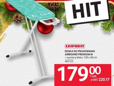 Deska do prasowania Airboard Premium M wymiary blatu: 120 x 38 cm promocja w Selgros