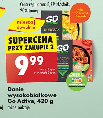 Kurczak z ryżem Go active promocja