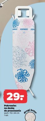 Pokrowiec na deskę do prasowania wym. 112 x 34 cm promocja w Netto