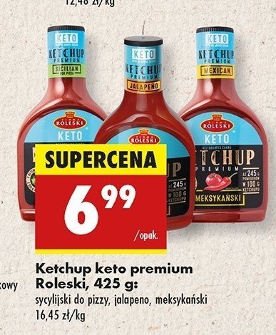 Ketchup premium sycylijski do pizzy promocja