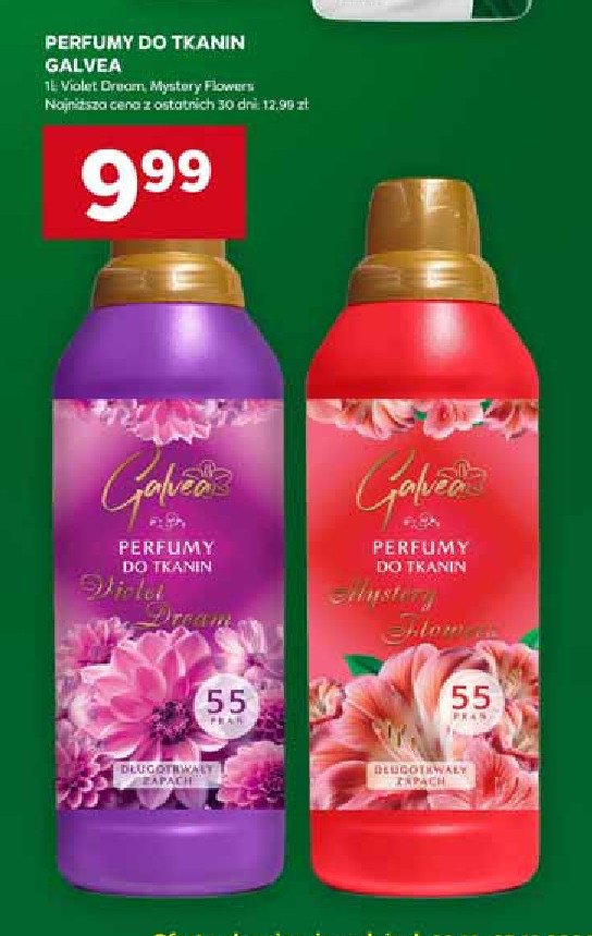 Perfumy do tkanin mystery flowers Galvea promocja